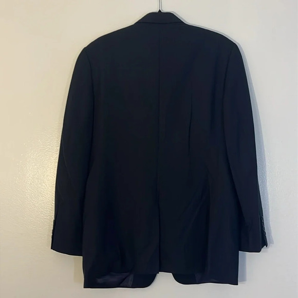 Brooks Brothers | Wool stretch suit jacket/blazer Navy blue Men’s size 39R - Picture 4 of 9